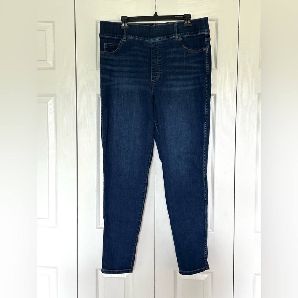 SPANX Size 2X Tall - Blue Skinny Jeggings
